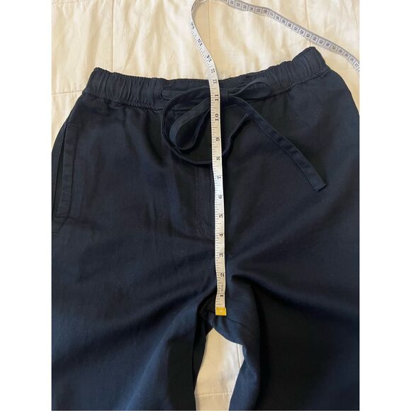 COS Navy Tapered Drawstring Pants – Adjustable Crop Style - Picture 12 of 12